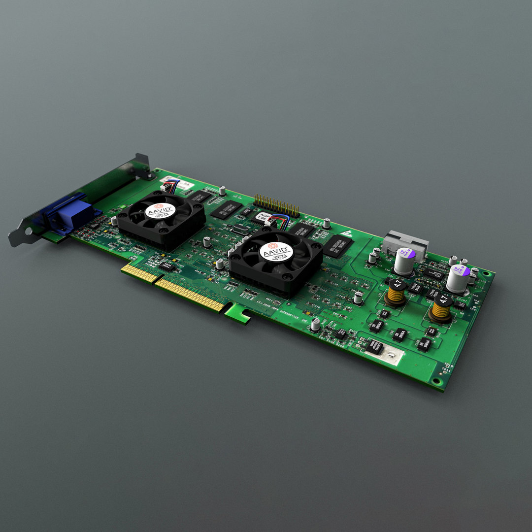 modelo 3d Tarjeta gráfica 3Dfx Voodoo5 5500 - TurboSquid 1652740