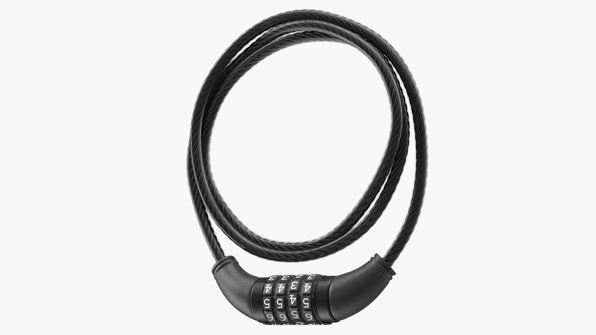 3D модель Master Lock Combination Cable Lock TurboSquid 1653254