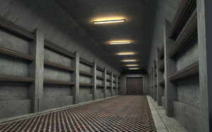 bomb shelters underground emergency 3D