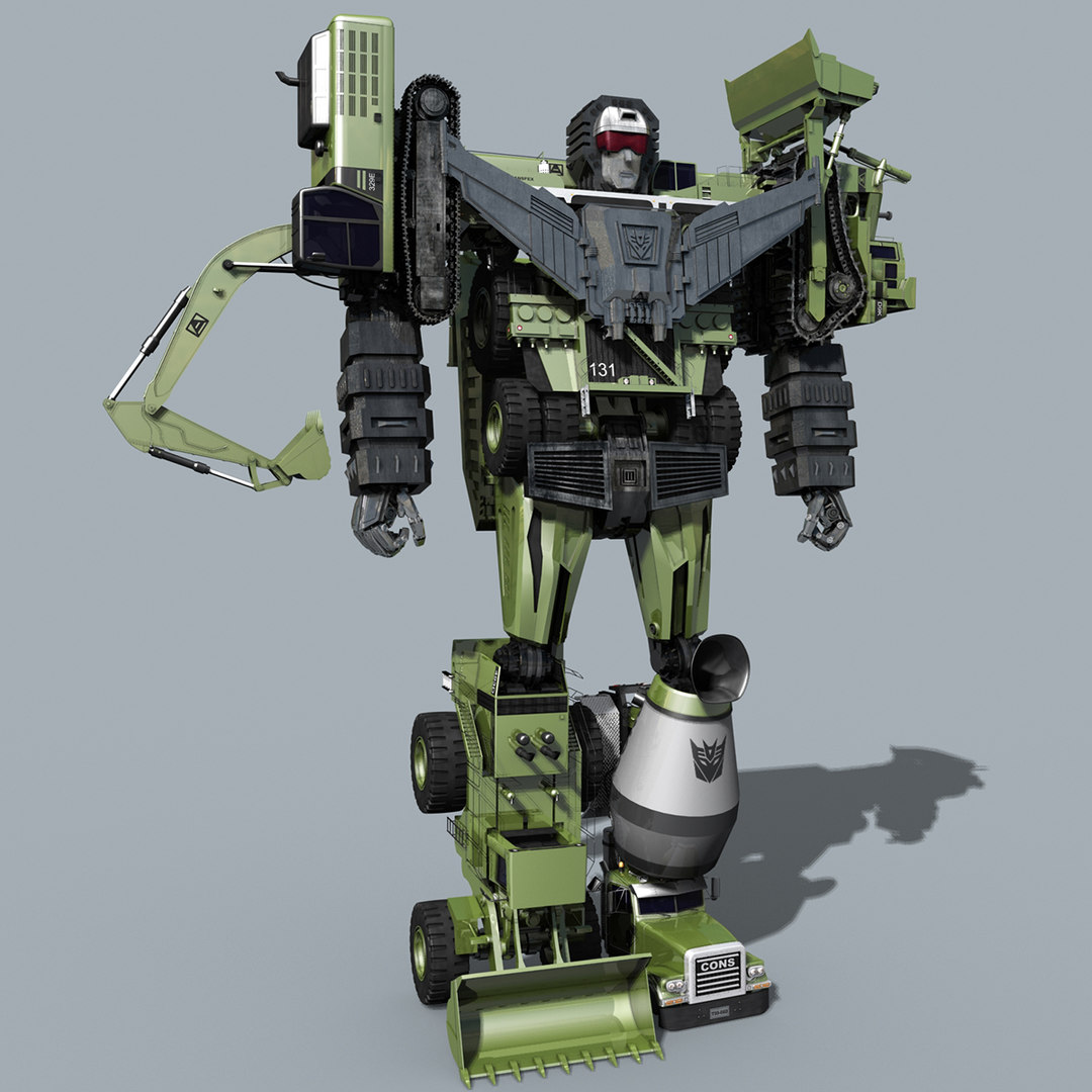 G1 devastator transformer animation 3D model TurboSquid