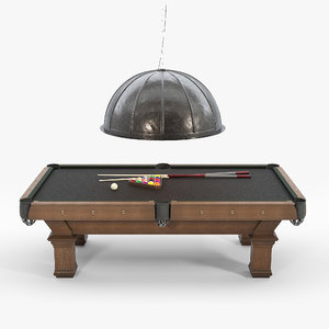 billiards table 3D model