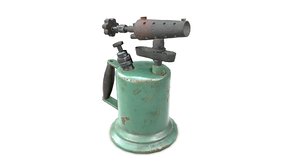 3D vintage blowtorch