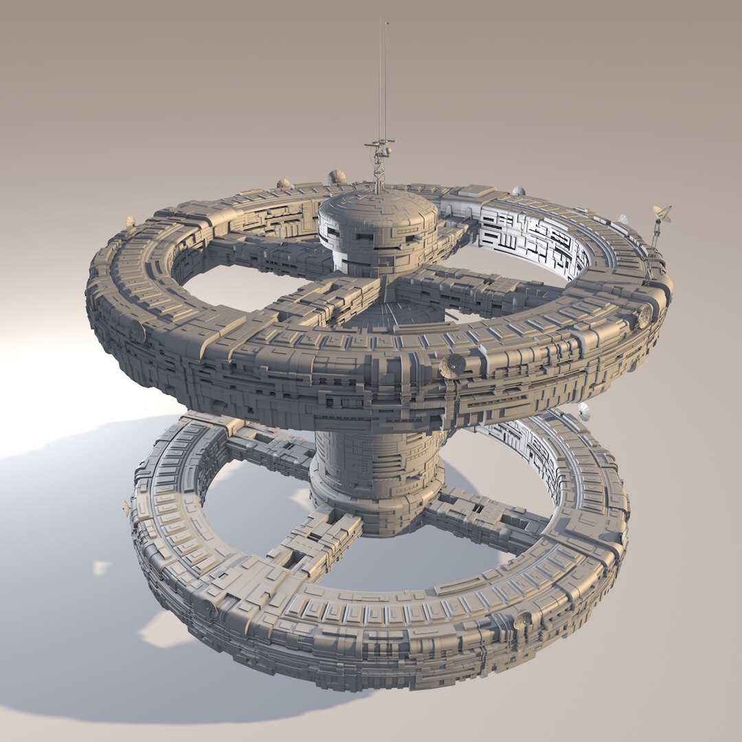 Space station 3D - TurboSquid 1653568