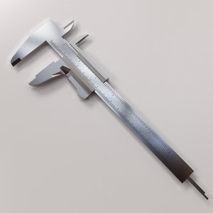 caliper tools industrial 3D model