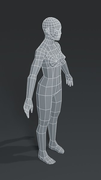 3D superhero muscular female body model - TurboSquid 1653918