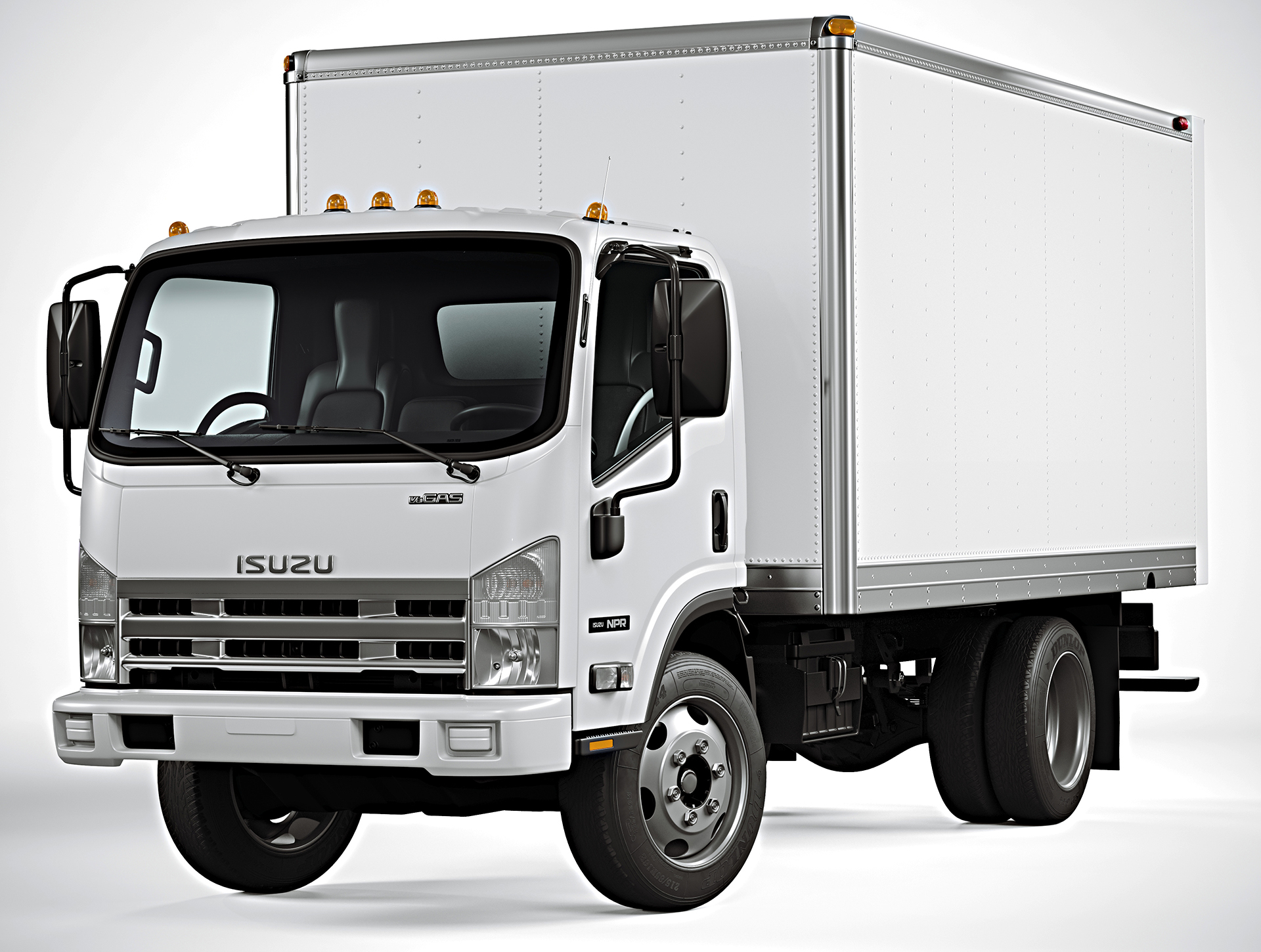 2016 isuzu npr gas 3d model