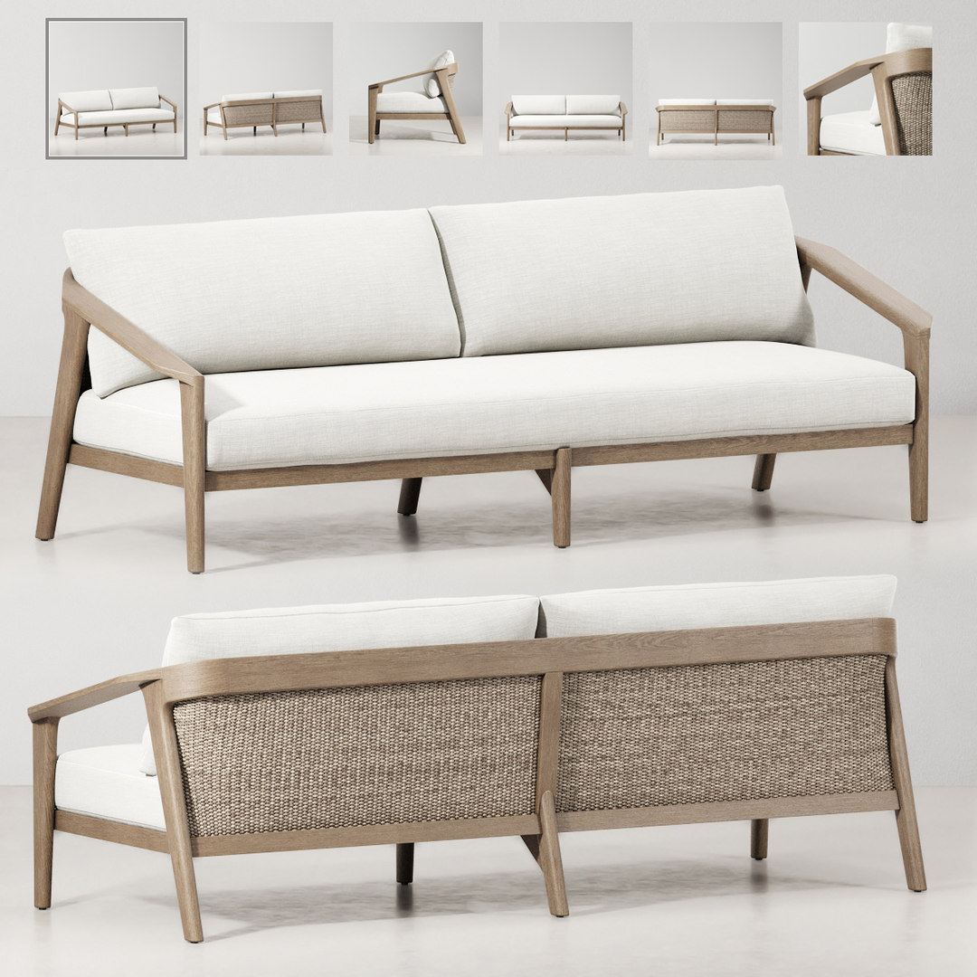 Outdoor furniture malta teak 3D model TurboSquid 1654520
