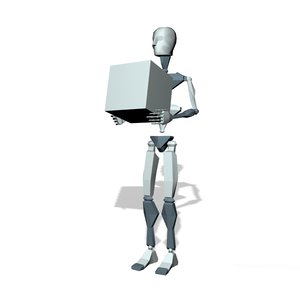Worker holding item talk T01