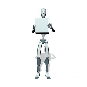 Worker holding item talk T02