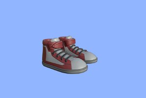 3D shoes cartoon