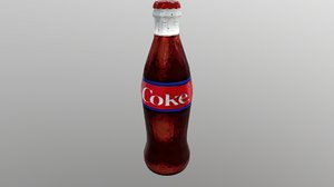 bottle coke 3D model
