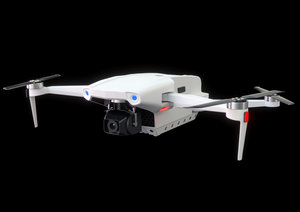 3D model drone dron