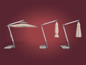 3D model outdoor umbrella