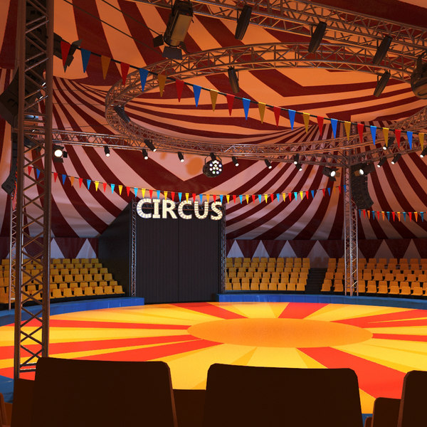 real circus tent model