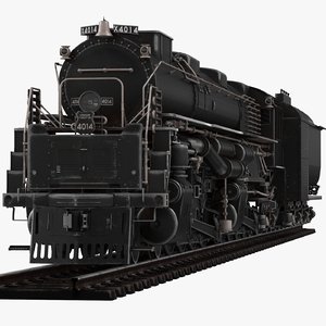 3D lokomotive old
