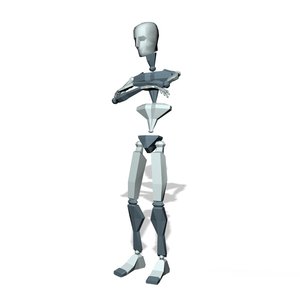 Stand relaxing happy