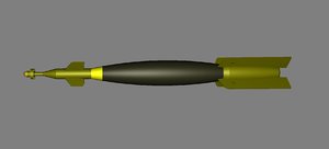 3D gbu-12 paveway ii bomb model