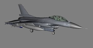 f-16 fighting falcon 3D model