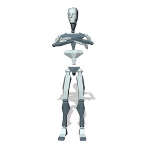 Stand cross arms talking