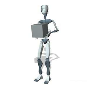 Stand holding box and talk