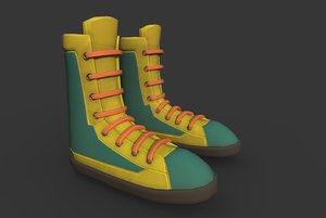 3D boots t model