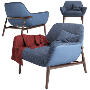 armchair chair 3D model