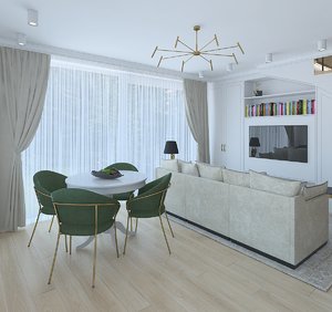 living room 3D