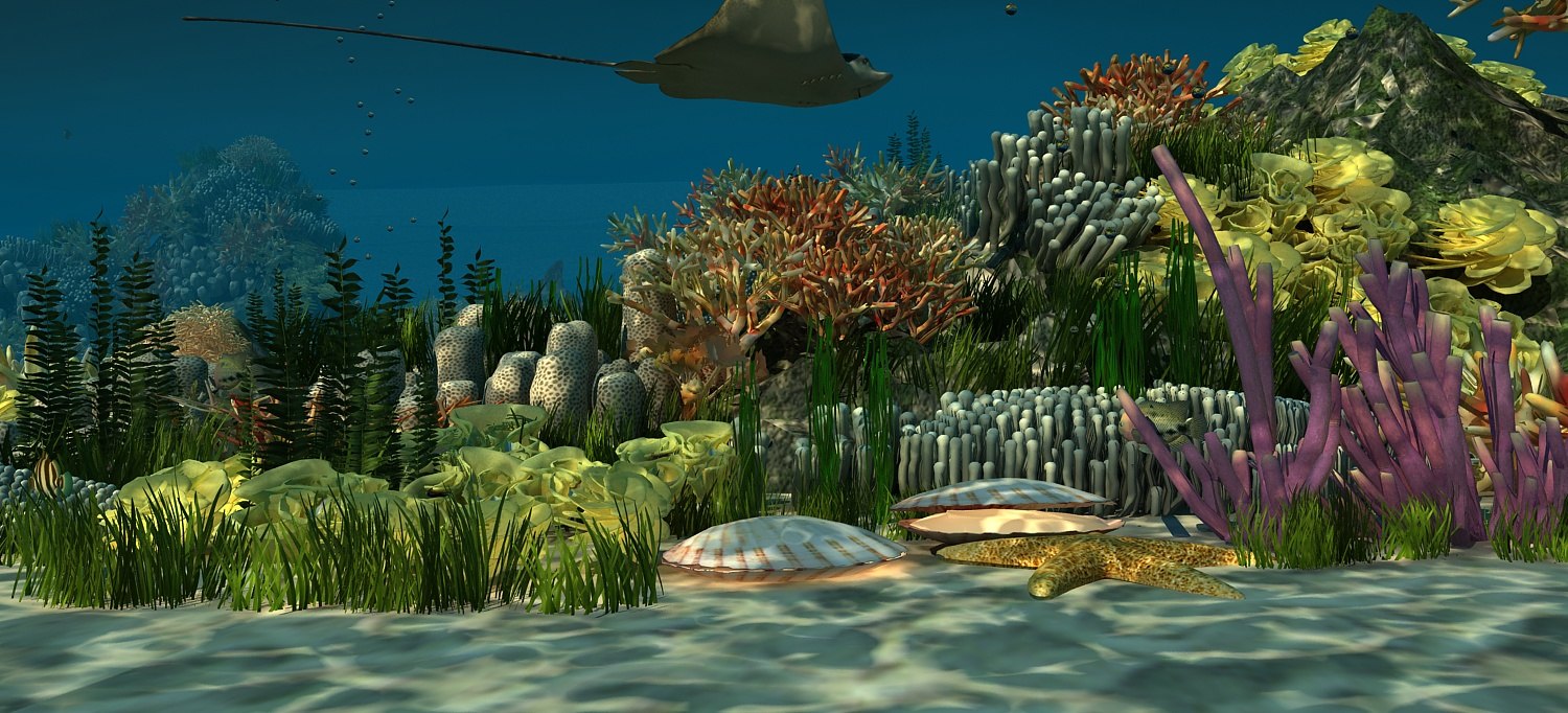 Undersea world oceans 3D - TurboSquid 1656344