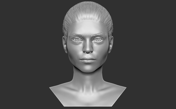 3D bust woman printing