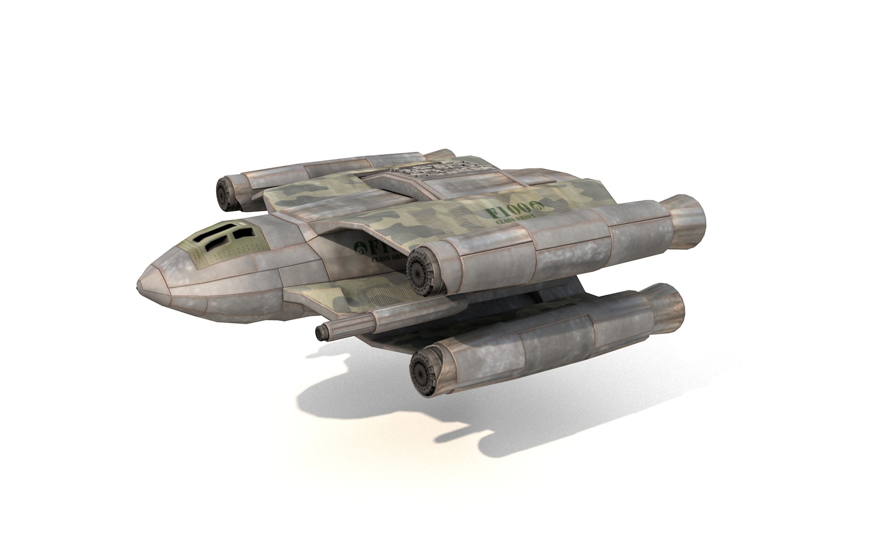 combat spaceship model