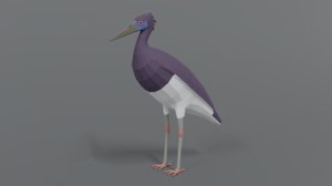 3D abdim stork