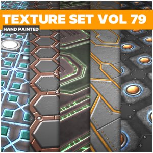Scifi Vol 79  - Game PBR Textures Texture