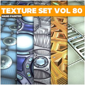 Scifi Vol 80 - Game PBR Textures Texture