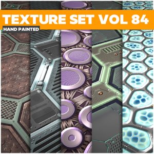 Scifi Vol 84 - Game PBR Textures Texture