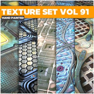 Scifi Vol 91 - Game PBR Textures Texture