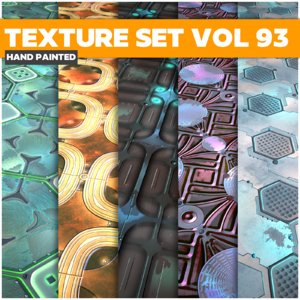 Scifi Vol 93 - Game PBR Textures Texture