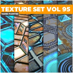 Scifi Vol 95 - Game PBR Textures Texture