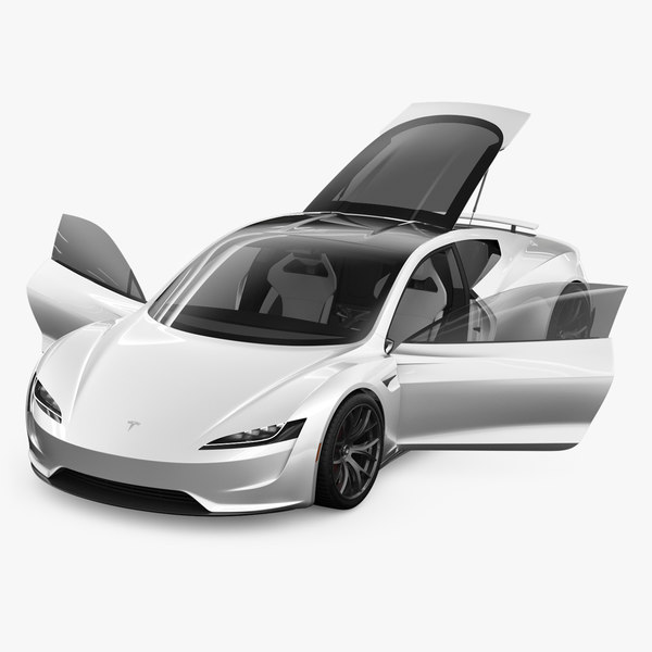 tesla roadster 3D model