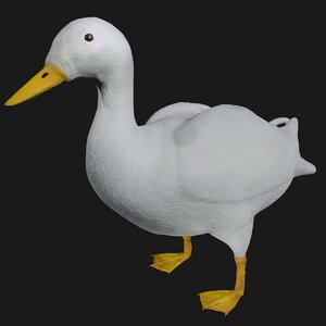 3d duck doll