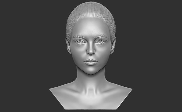 bust woman printing 3D model