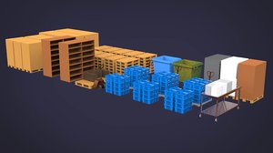 warehouse equipment 3D model