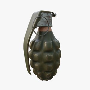 grenade hand model