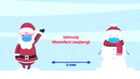 New Year Social distance