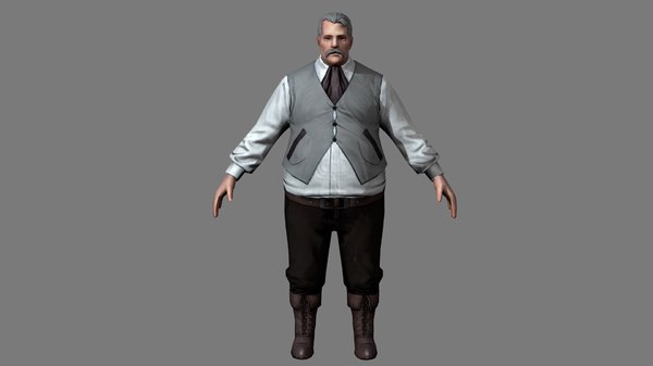 fantasy fat man 3D model
