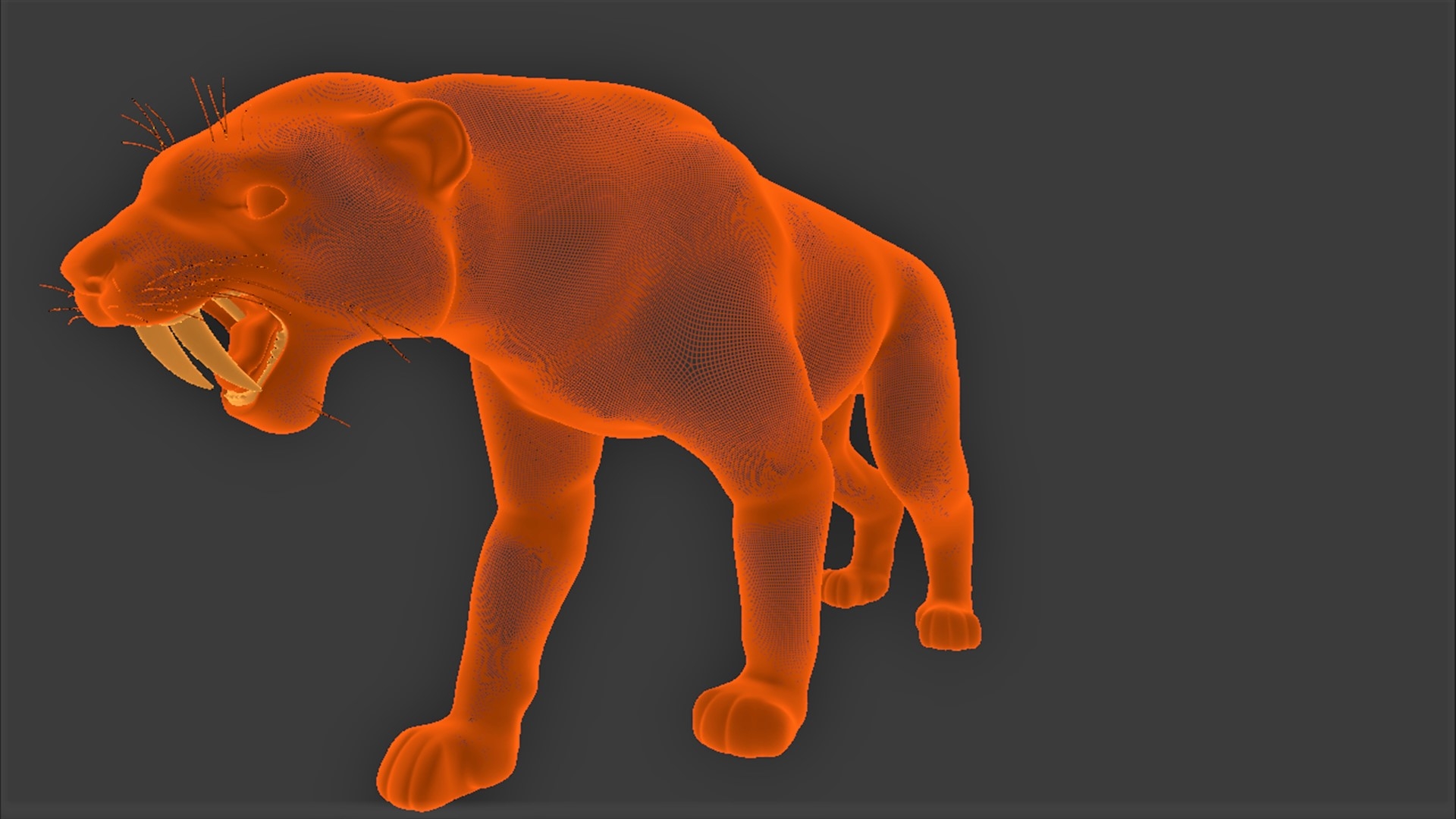 Smilodon 3d Turbosquid 1658180 Smilodon 3d Turbosquid 1658180
