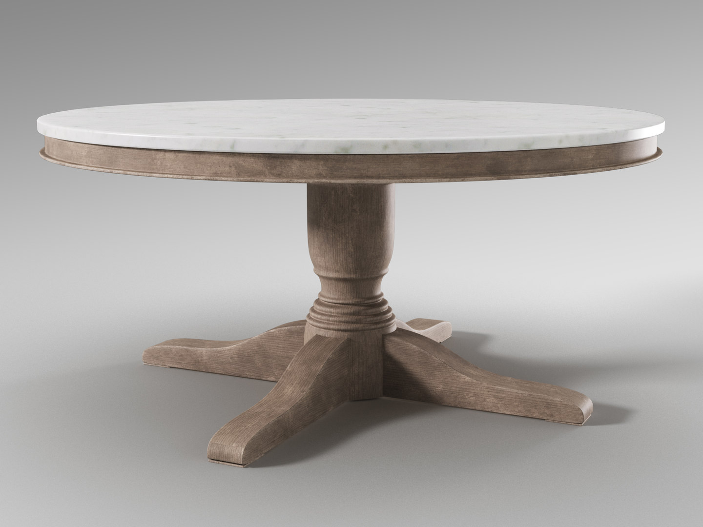 Pottery barn alexandra coffee table model TurboSquid 1658358