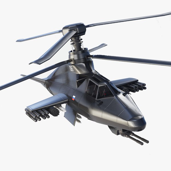 3D ka-58 black ghost attack helicopter - TurboSquid 1658595