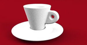 real coffee cup 3D