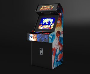 3D model arcade machine