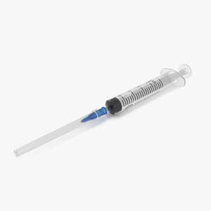 syringe 2 3D model
